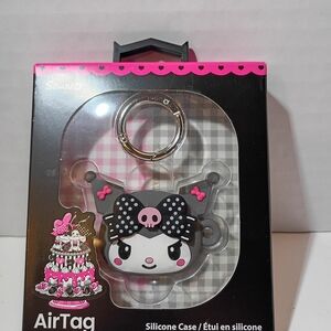 Sanrio Pink and Black Character AirTag Case